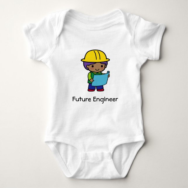 Body Para Bebé Ingeniero futuro (Anverso)