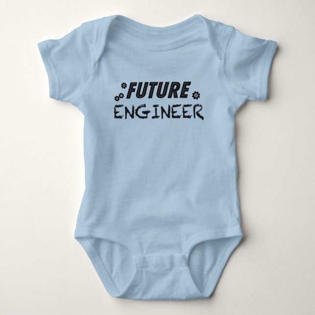 Body Para Bebé Ingeniero futuro (Anverso)