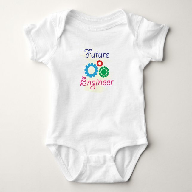Body Para Bebé Ingeniero futuro (Anverso)