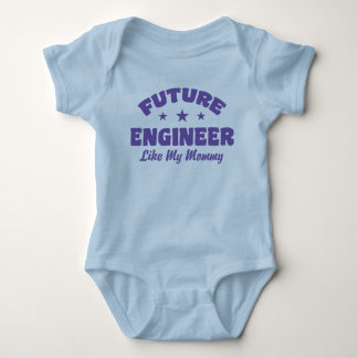 Body Para Bebé Ingeniero Futuro Como Mi Mamá Bebé Camiseta
