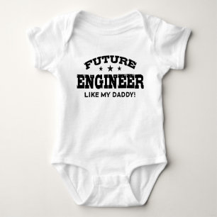 Body Para Bebé Ingeniero Futuro Como Mi Papi