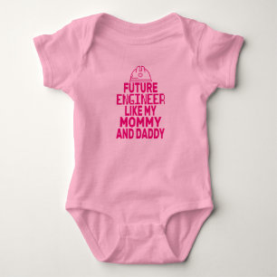 Body Para Bebé Ingeniero futuro lindo como mi mamá papá