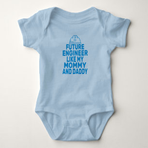 Body Para Bebé Ingeniero futuro lindo como mi mamá papá