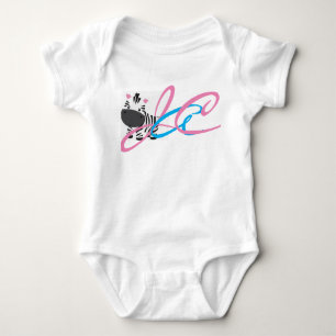 Body Para Bebé Inicial de la cebra