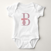 Inicial personalizado para bebé "B"