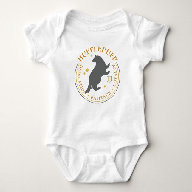 Body Para Bebé Insignia de Orgullo de la Casa HUFFLEPUFF™ (Anverso)
