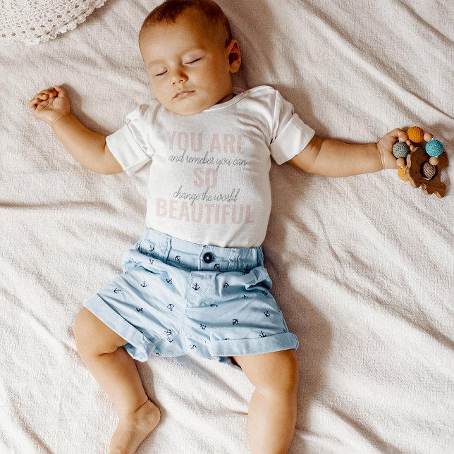 Body Para Bebé Inspiración, Eres Tan Hermosa Cita Positiva (Subido por el creador)