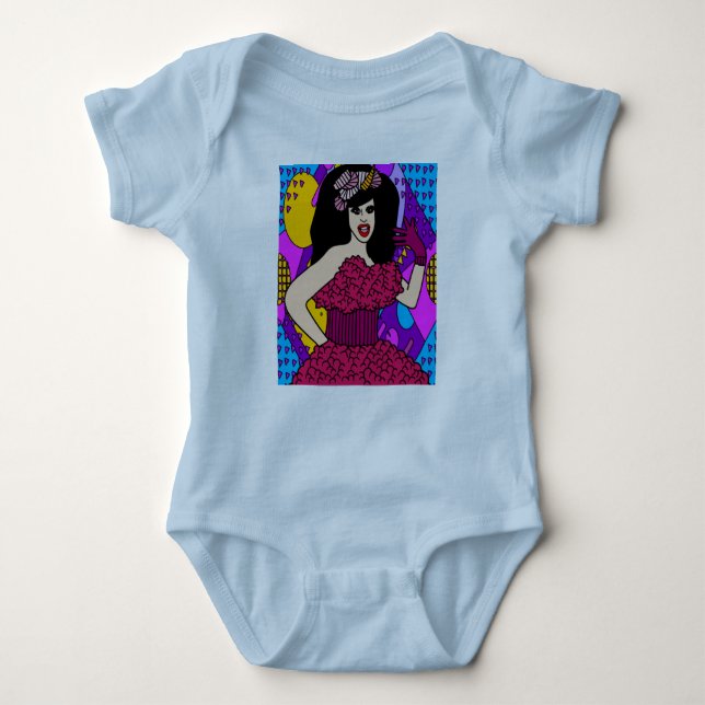 Body Para Bebé Inspirada Reina de la travesía Orgullosa (Anverso)