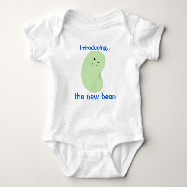 Body Para Bebé Introducción de la nueva haba (Anverso)