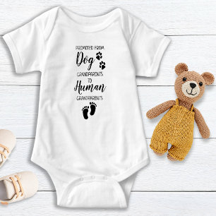 Body Para Bebé Invitación de embarazo de los abuelos