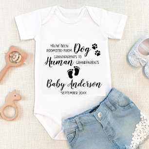 Body Para Bebé Invitación de embarazo de los abuelos