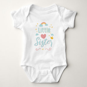 Body Para Bebé Invitación de embarazo Hermandad Pequeña BABY SH