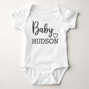 Body Para Bebé Invitación de embarazo personalizada con nombre