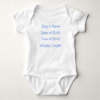 ¡Invitación Onsie del nacimiento!