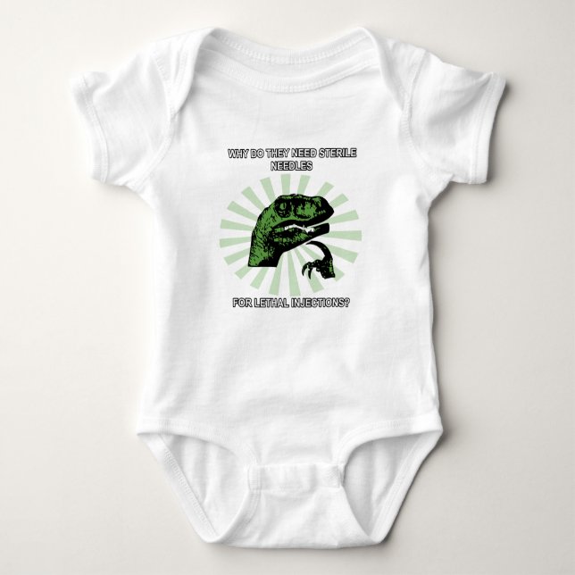 Body Para Bebé Inyecciones letales de Philosoraptor (Anverso)