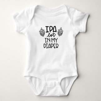 Body Para Bebé IPA mucho en mi traje de cerveza recién nacida Dia