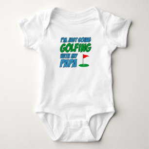 Body Para Bebé Ir de golf con papá y su nieto