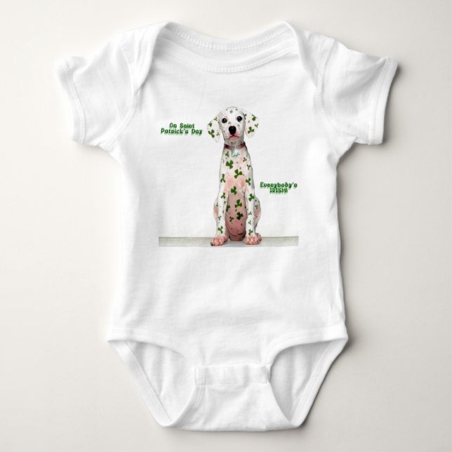 Body Para Bebé Irlandés Dalmation - bebé (Anverso)