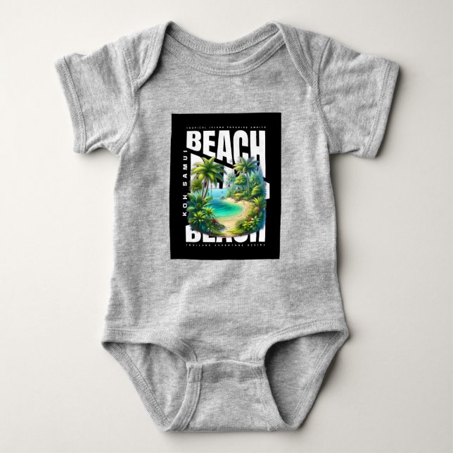 Body Para Bebé Isla Koh Samui Tailandia (Anverso)