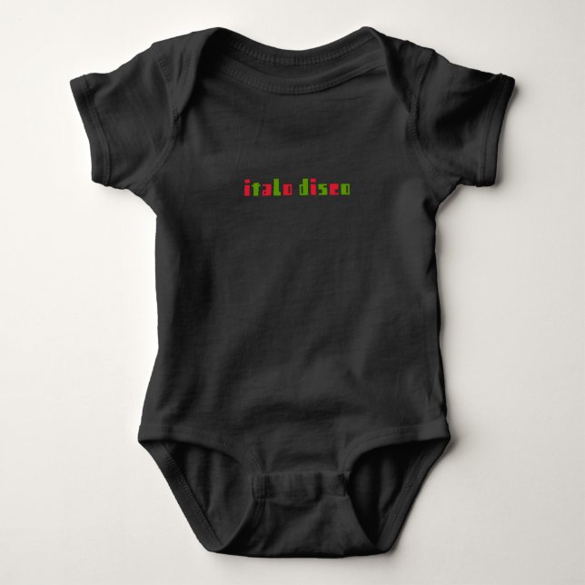 BODY PARA BEBÉ ITALO DISCO (Anverso)