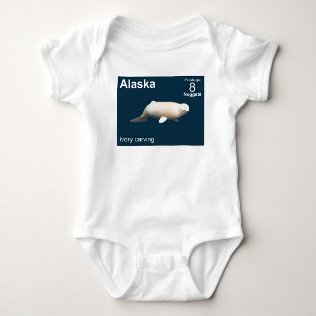 Body Para Bebé Ivory Beluga (Anverso)