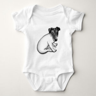 Body Para Bebé Jack Russell cachorro de 10 semanas de edad