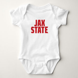 Body Para Bebé Jacksonville State University JAX STATE Bold Red