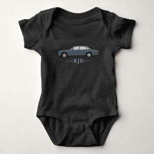 Body Para Bebé Jaguar XJ8 Luxury Car Gift Gold -