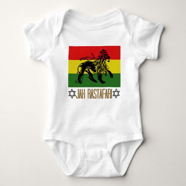 Body Para Bebé Jah Rastafari (Anverso)