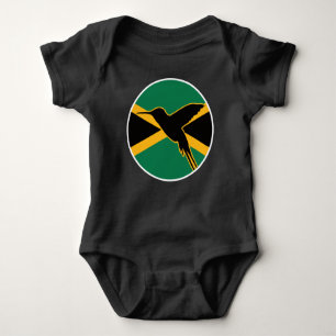 Body Para Bebé Jamaica Hummingbird Bandera Nacional Animal