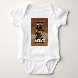 Body Para Bebé Jambo Habari Hakuna Matata.