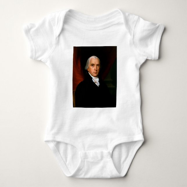 Body Para Bebé James Madison el cuarto presidente: América coloni (Anverso)