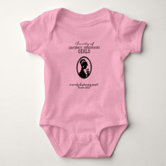 Body Para Bebé Jane Austen Society of Obstinate Headstrong Chicas