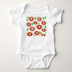 Body Para Bebé Jardín de flores de Scandi