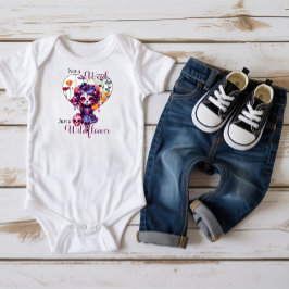 Body Para Bebé Jardín Púrpura Florido