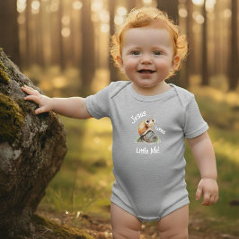 Body Para Bebé Jesús Ama a Mi Pequeño Niño Niña Ojos Grandes Cara