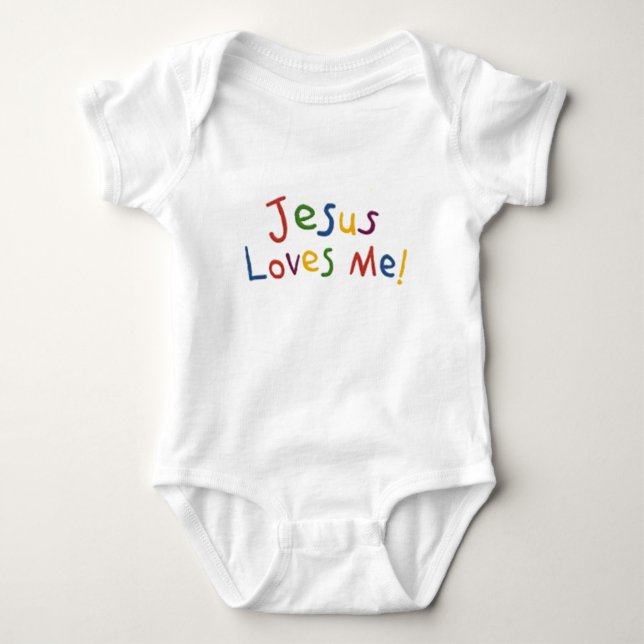 Body Para Bebé jesus loveT-Shirt (Anverso)