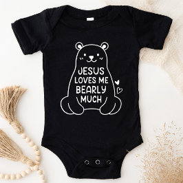Body Para Bebé Jesús Me Ama A Mí Bebé Mucho Traje De Cebollos Cri