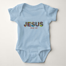 Jesús me ama a Onsie por el bebé