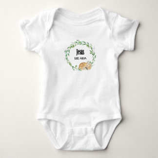 Body Para Bebé Jesús me ama, verso bíblico español