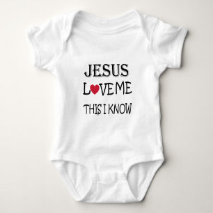 Body Para Bebé Jesús me quiere esto lo sé