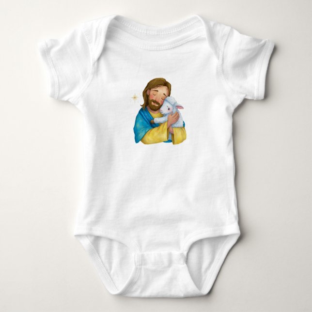 Body Para Bebé Jesús Nuestro Pastor (Anverso)