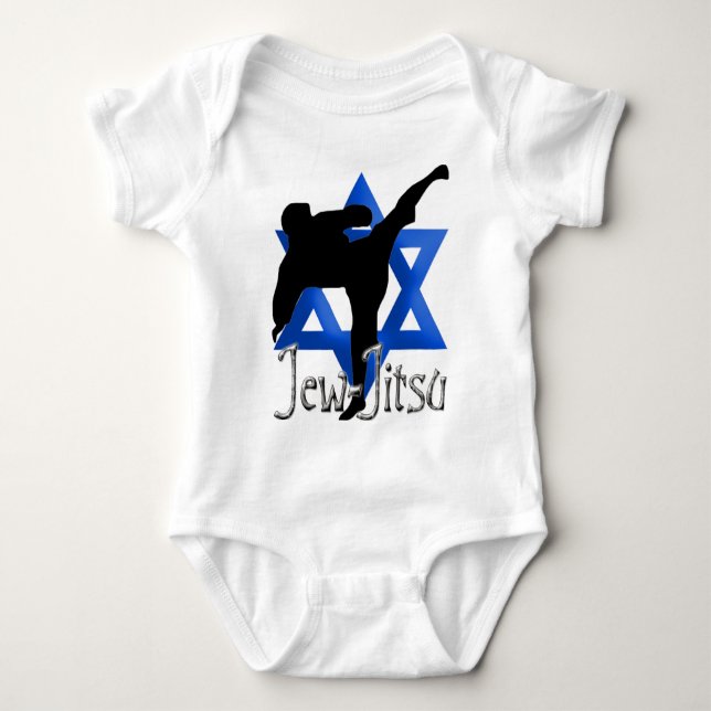 Body Para Bebé Jew Jitsu (Anverso)