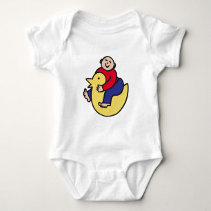Body Para Bebé Jinete de patito