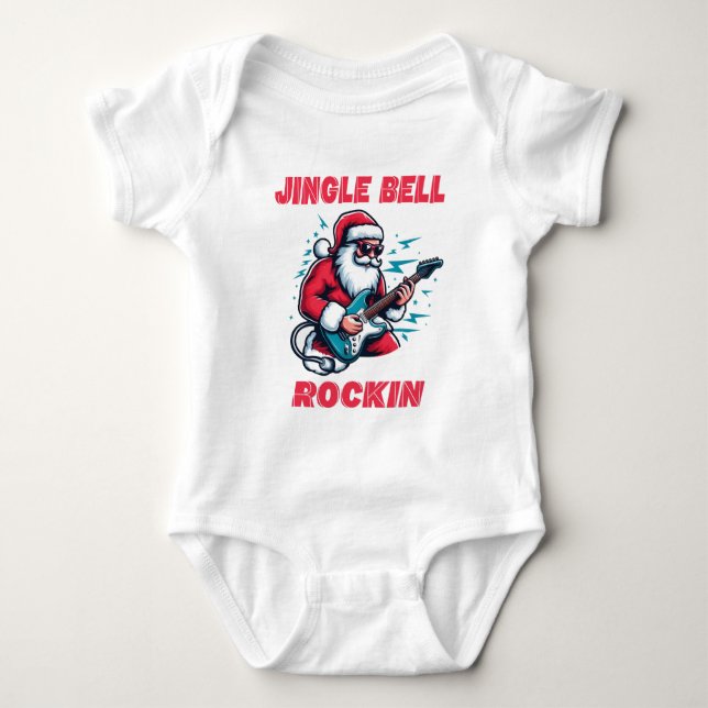 Body Para Bebé Jingle Bell Rockin (Anverso)