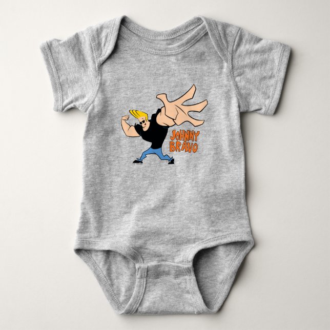 Body Para Bebé Johnny Bravo Iconic Pose (Anverso)