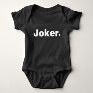 Body Para Bebé Joker Unisex Hipster Baby One Piece!