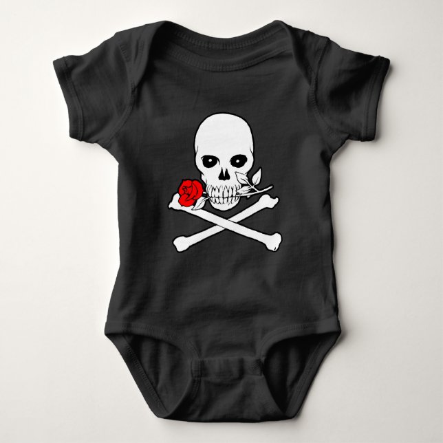 Body Para Bebé Jolly Roger (Anverso)