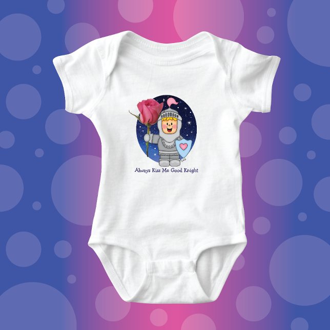 Body Para Bebé JollyKins siempre me besa buen caballero (Subido por el creador)
