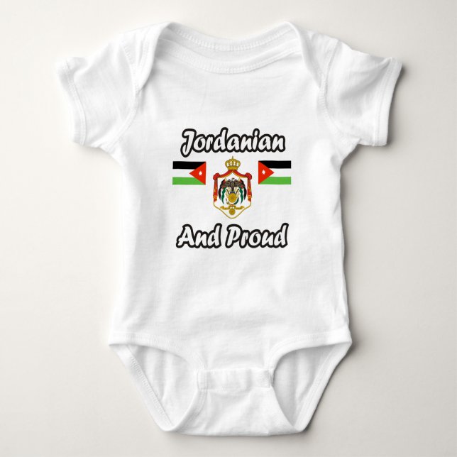 Body Para Bebé Jordano y orgulloso (Anverso)